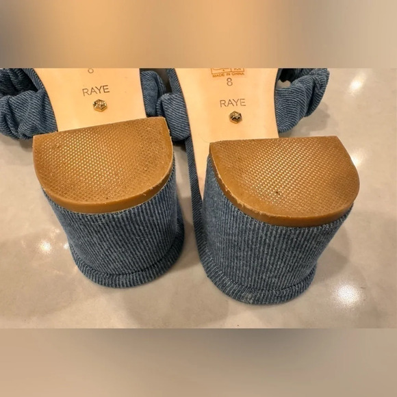RAYE Women’s Blue Denim Posh Sandal Size 8 - Picture 11 of 14